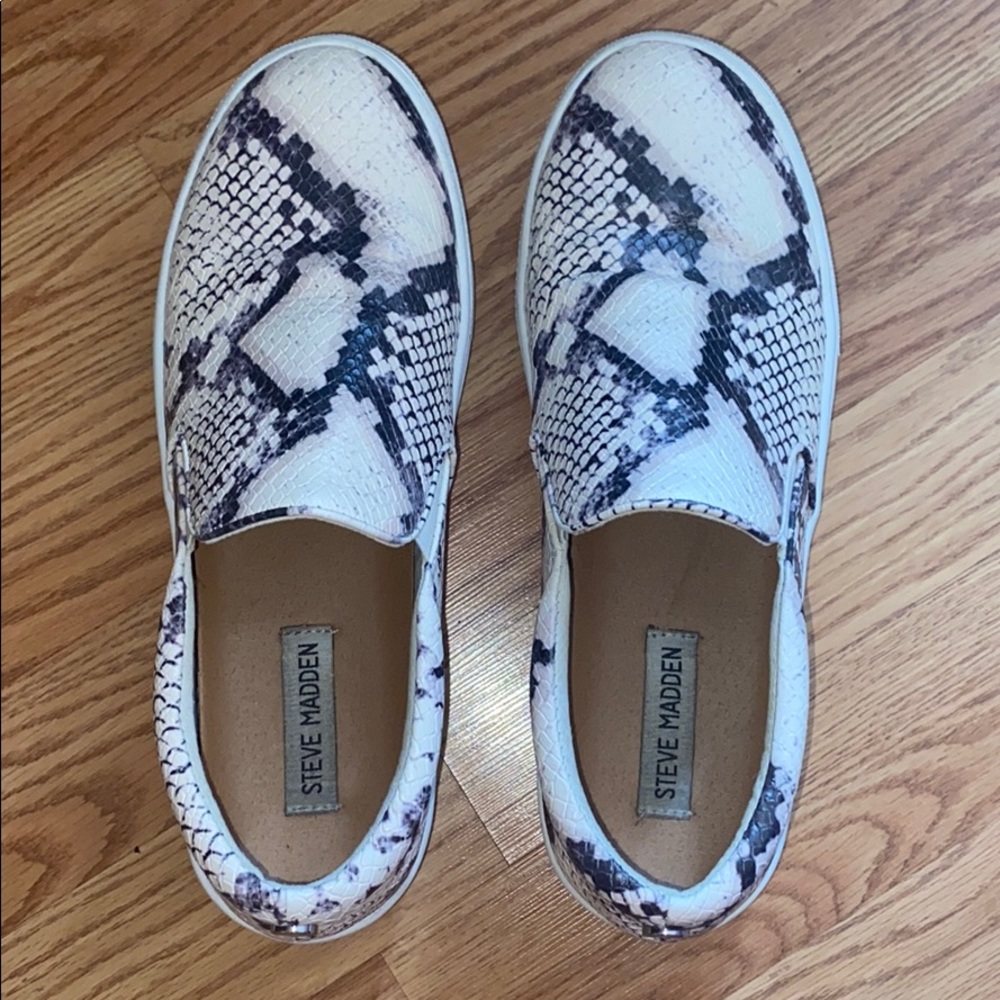 Steve Madden Snake Print Sneakers